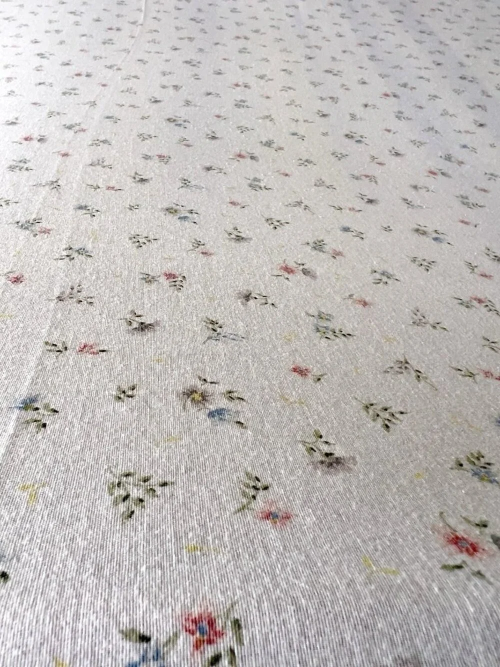 WESTPOINT STEVENS Double Flat Sheet Mini Floral Pastel Cotton Poly 78